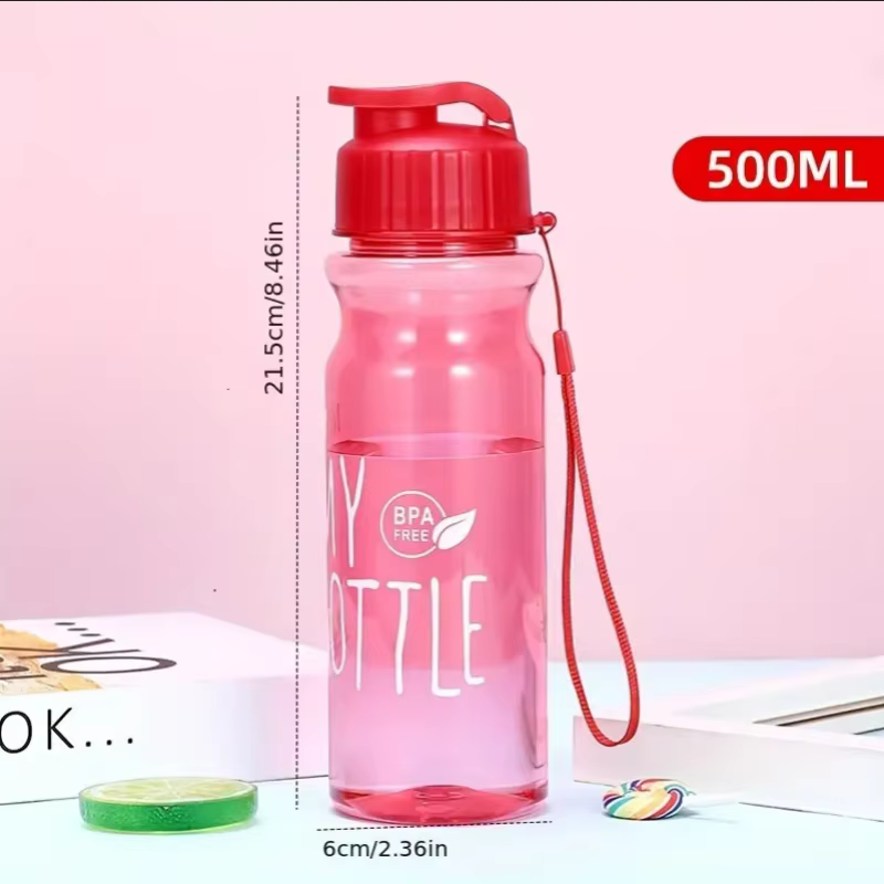 1pc 500ML Transparent Flip Top - Sports Equipment Names avis et prix