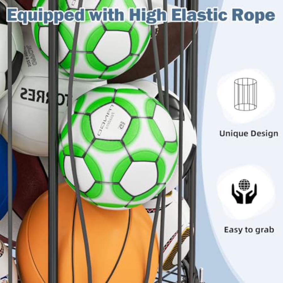 Garage Ball Storage: Round Spo - Sports Equipment Garage Storage avis et prix