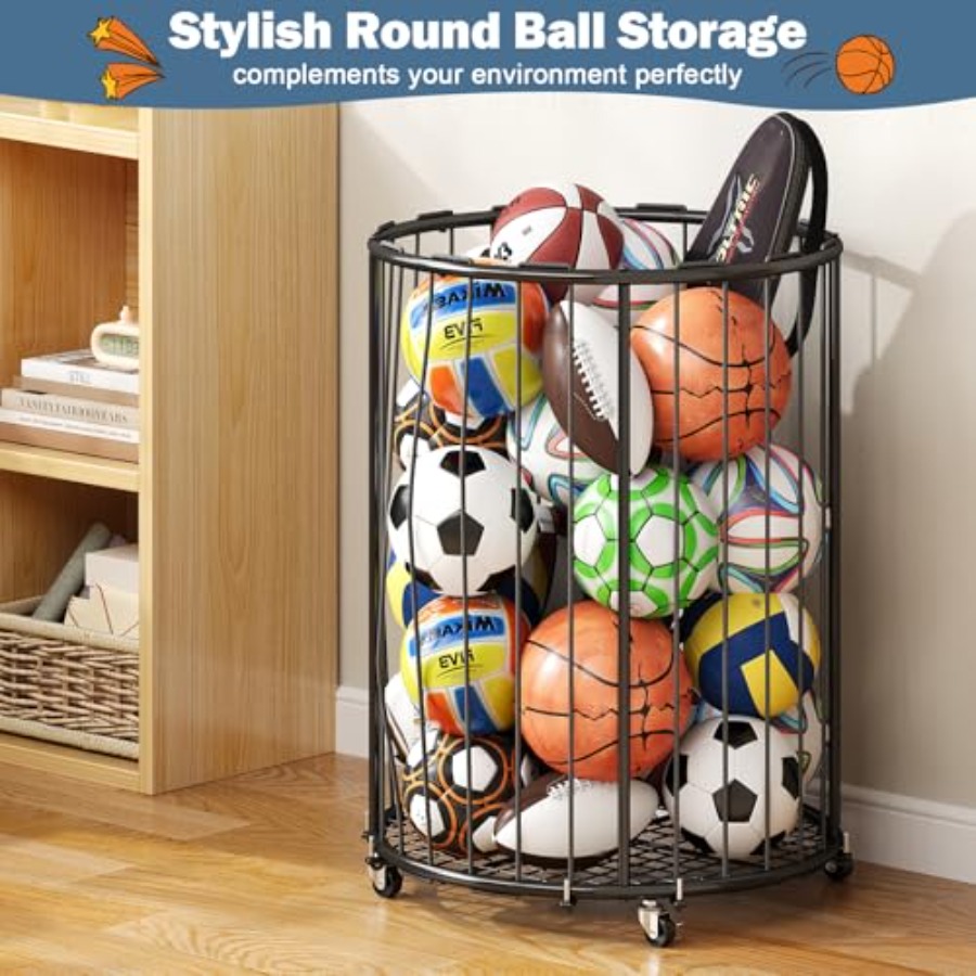 Garage Ball Storage: Round Spo - Sports Equipment Garage Storage avis et prix