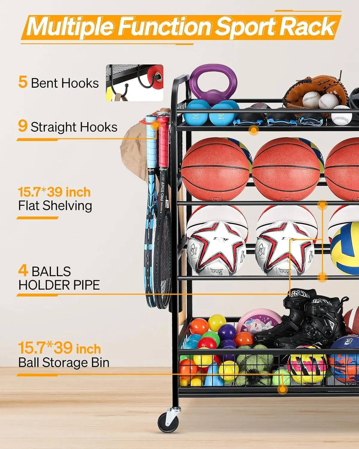Garage Sports Equipment Organi - Sports Equipment Garage Storage avis et prix