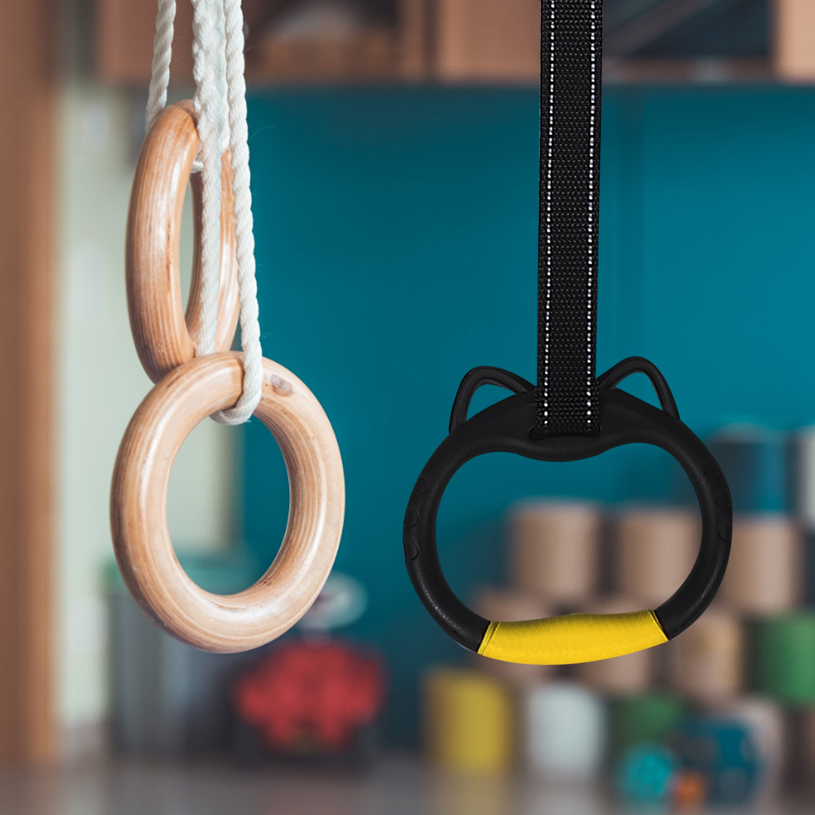 1 set 1 Set Gymnastics Rings F - Sports Equipment Names avis et prix