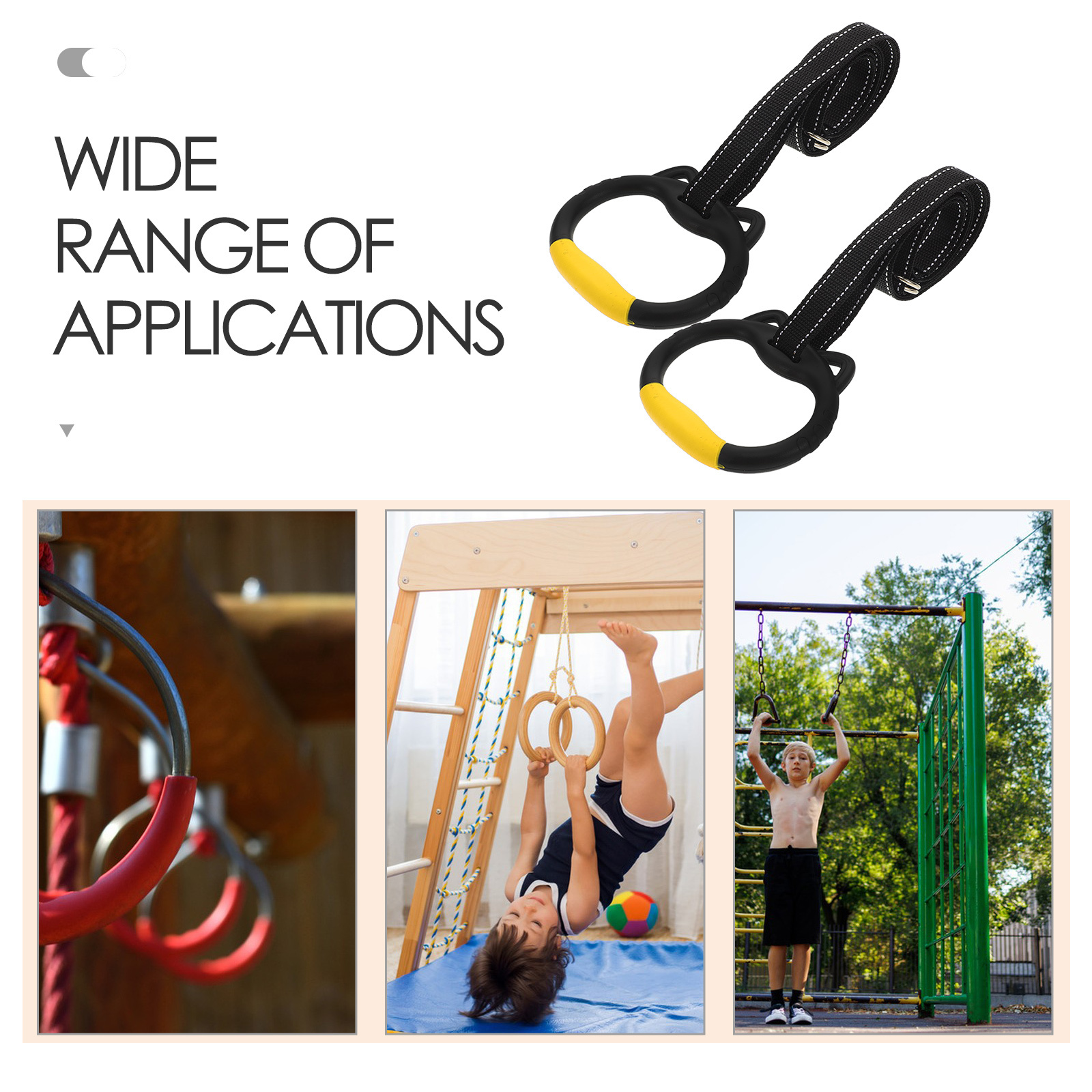 1 set 1 Set Gymnastics Rings F - Sports Equipment Names avis et prix