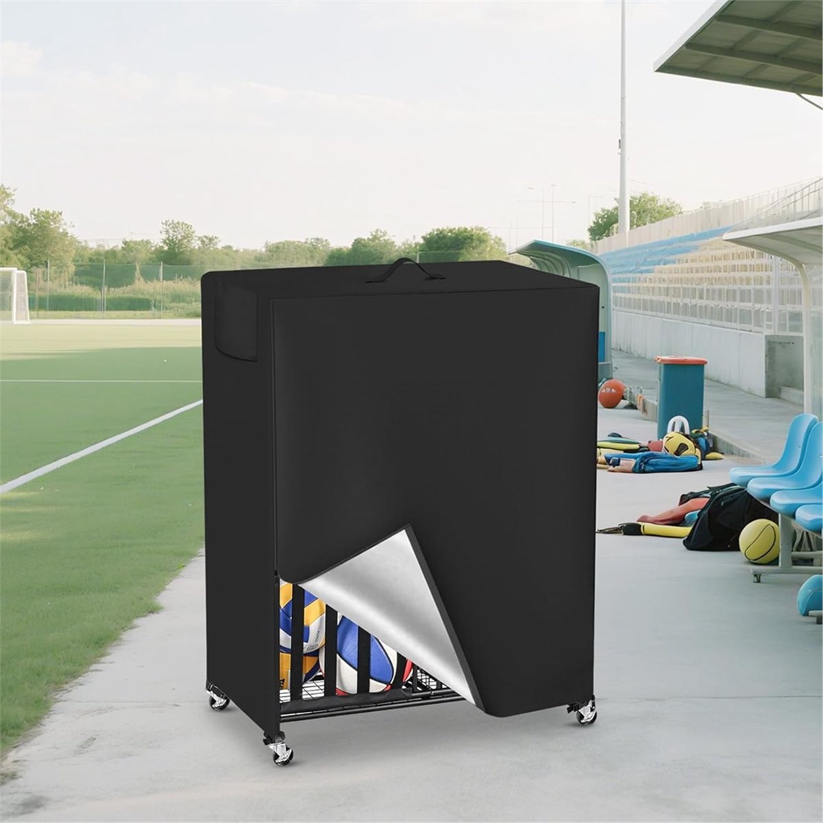 Basketball Rack Cover Garage S - Sports Equipment Garage Storage avis et prix