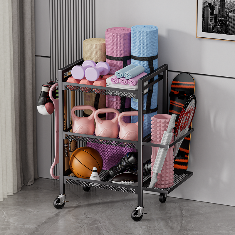 Ball storage box, rolling spor - Sports Equipment Garage Storage avis et prix