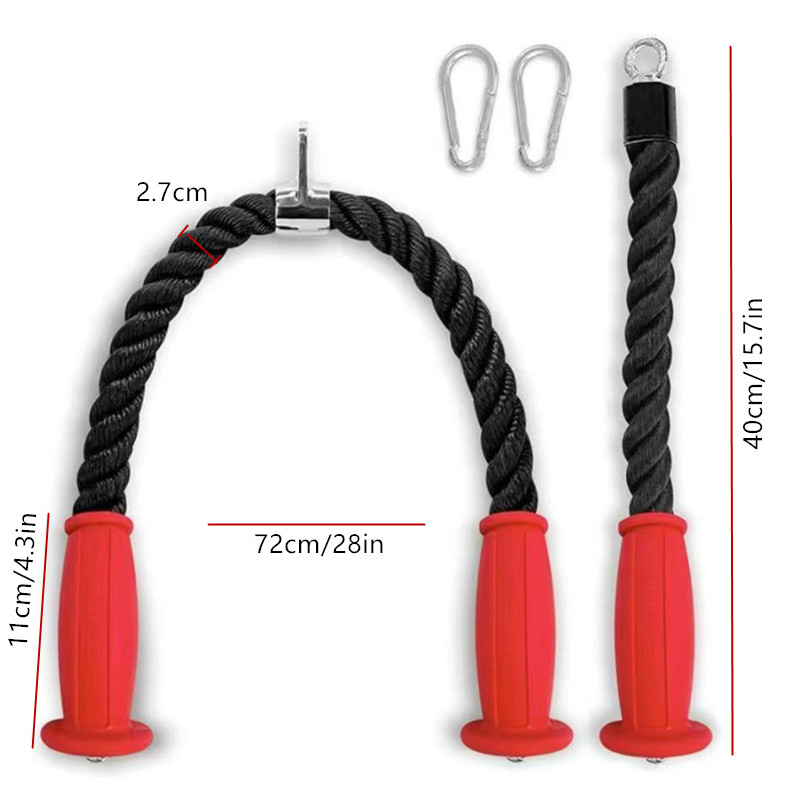Ergonomic Tricep Ropes Non-Sli - Sports Equipment Names avis et prix