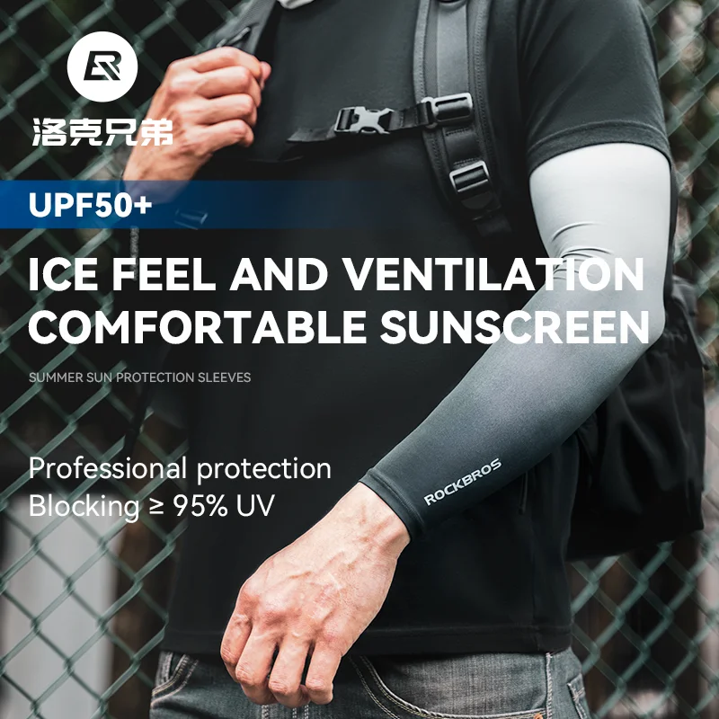 ROCKBROS Arm Sleeves Ice Silk  - Sports Equipment Supplies avis et prix