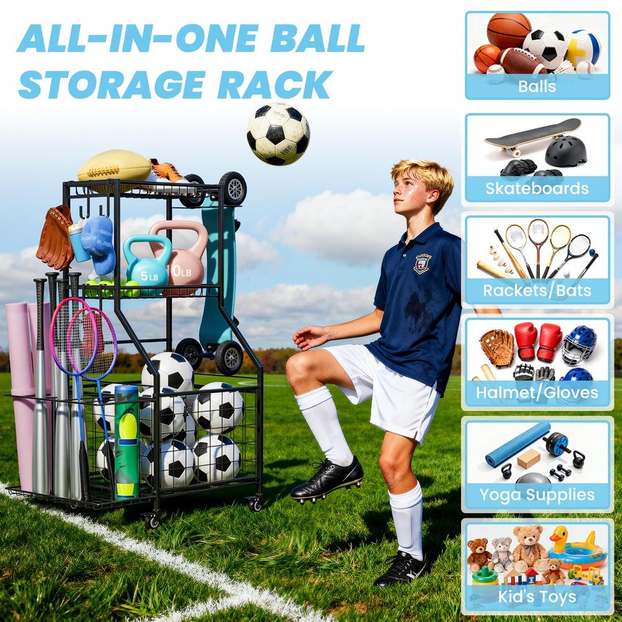 Sports Equipment Organizer, Ga - Sports Equipment Garage Storage avis et prix
