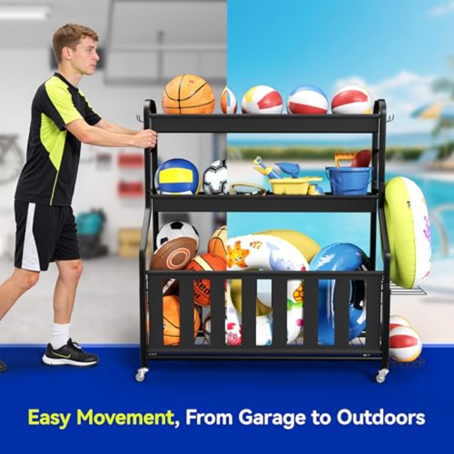 Sports Equipment Organizer Rol - Sports Equipment Garage Storage avis et prix