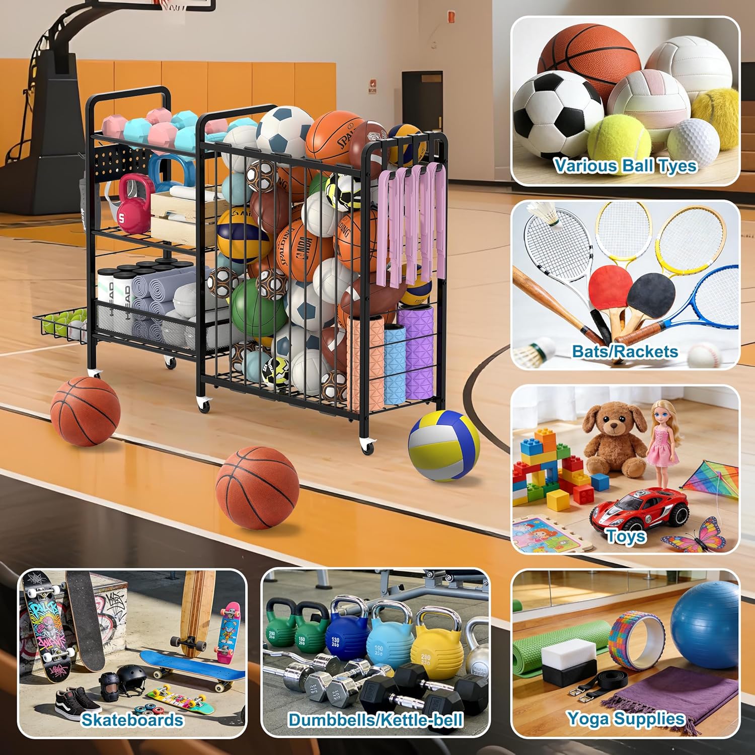 Sports Equipment Garage Organi - Sports Equipment Garage Storage avis et prix
