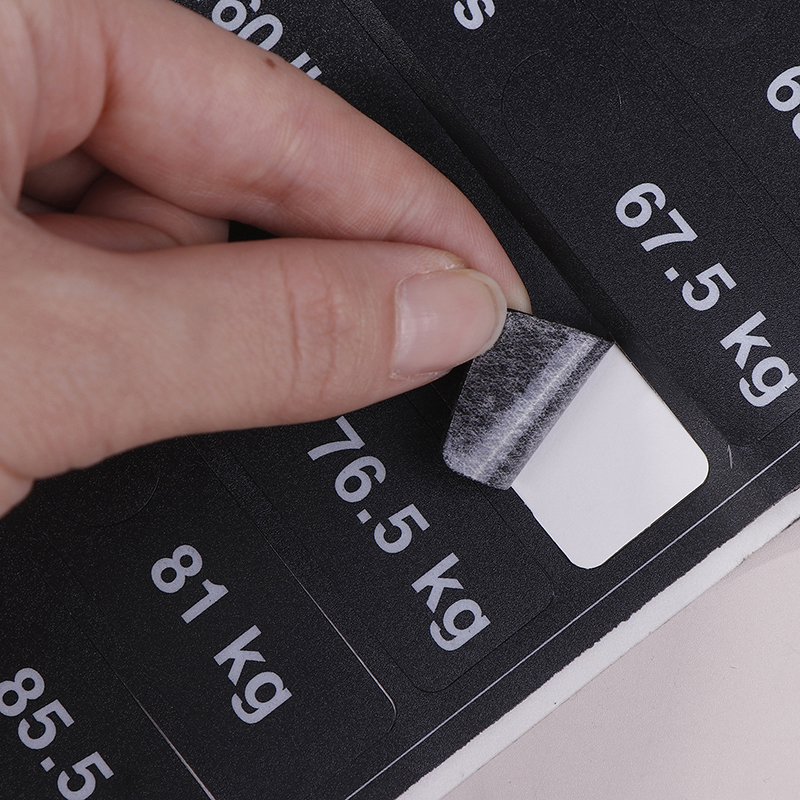 Weight Stack Labels 4.5kg To 1 - Sports Equipment Names avis et prix