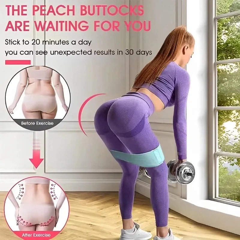 3Pcs Fabric Resistance Hip Boo - Sports Equipment Supplies avis et prix