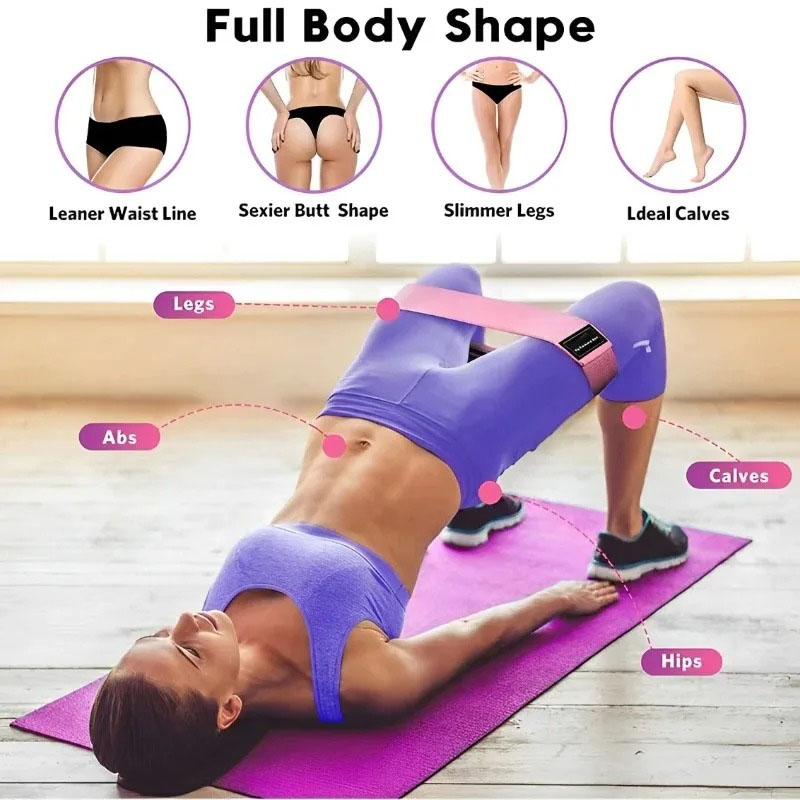3Pcs Fabric Resistance Hip Boo - Sports Equipment Supplies avis et prix
