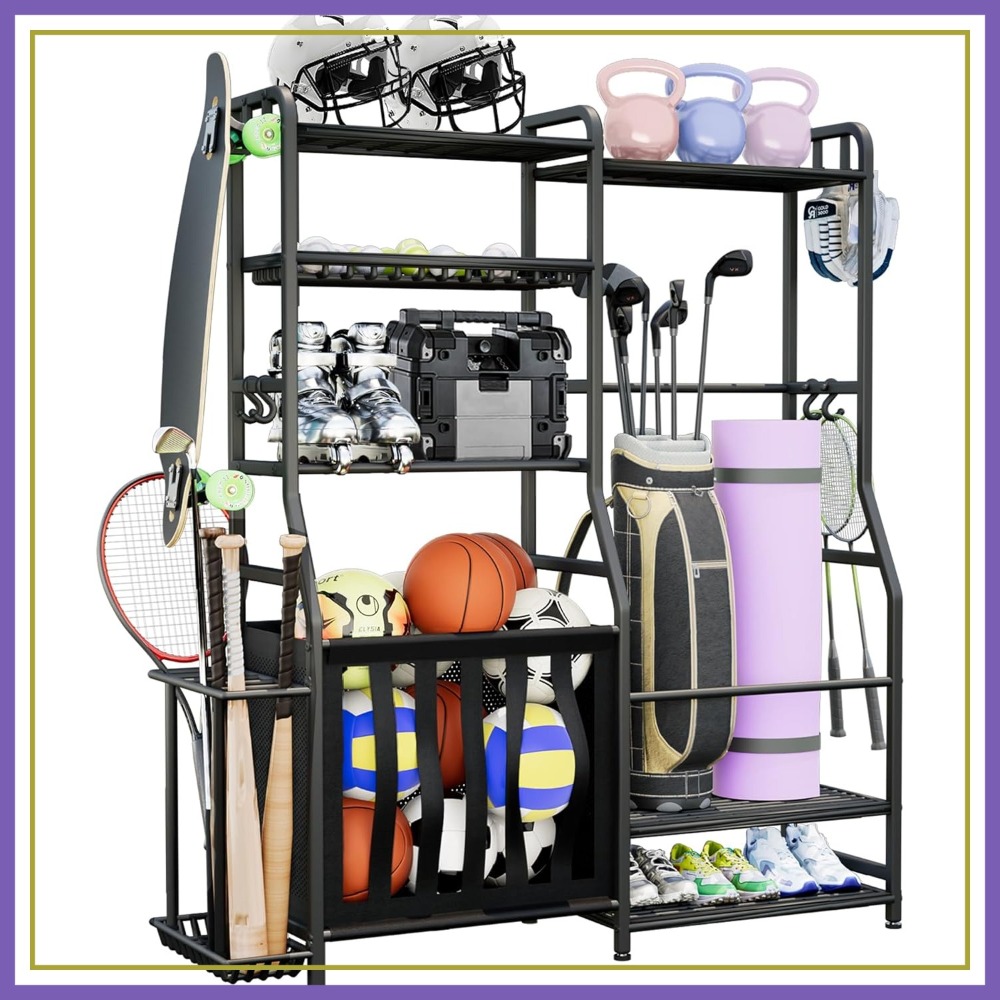 Garage Sports Equipment Organi - Sports Equipment Garage Storage avis et prix