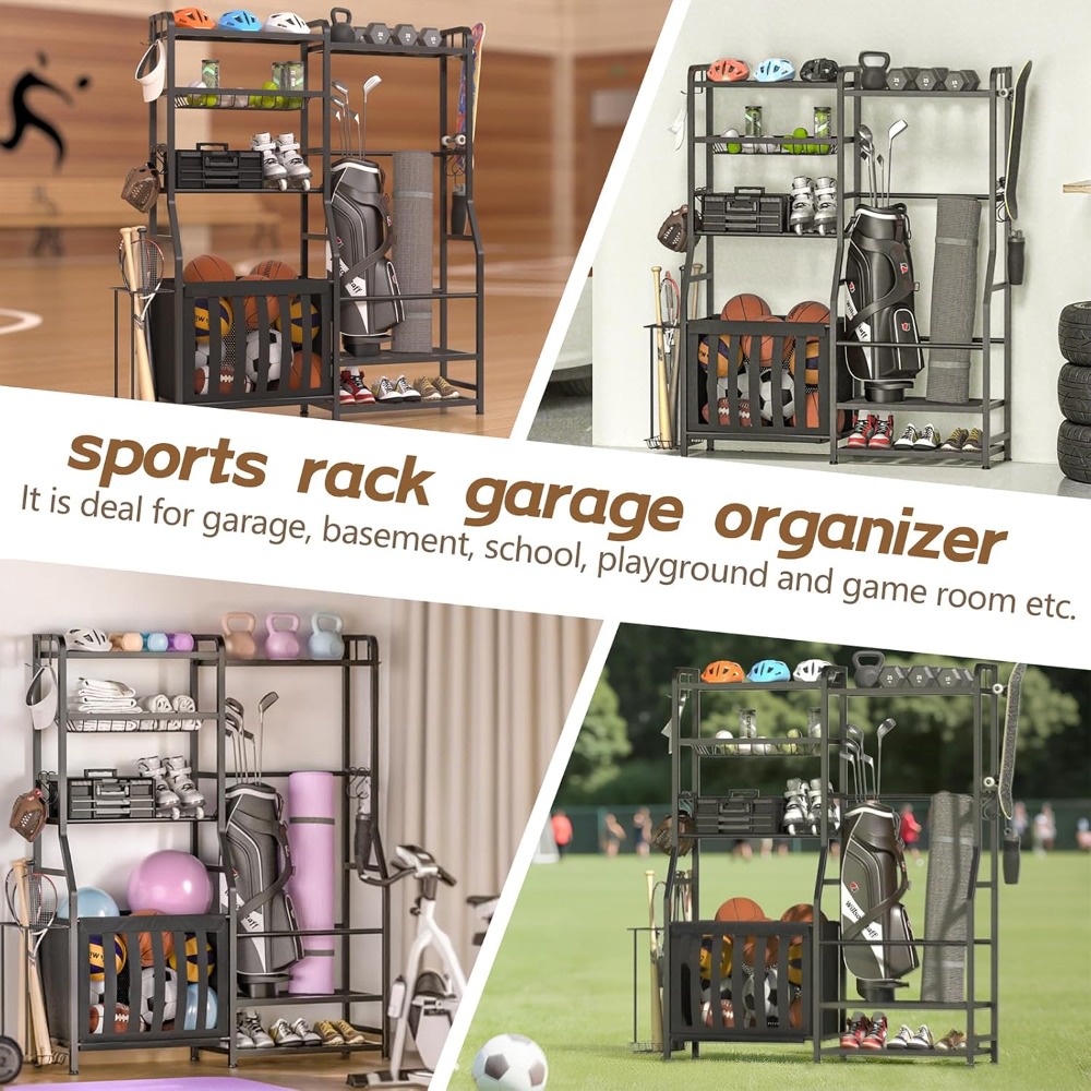 Garage Sports Equipment Organi - Sports Equipment Garage Storage avis et prix