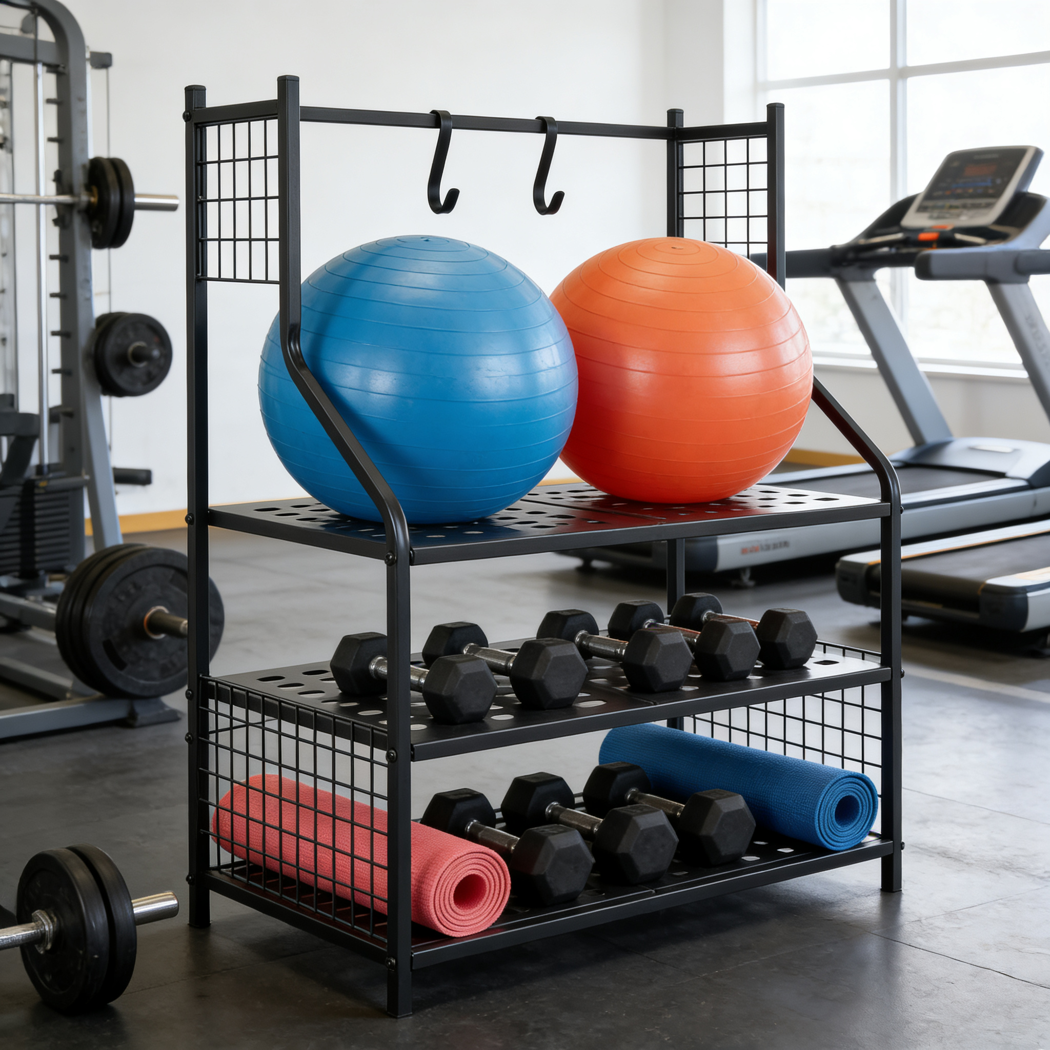Modern Metal Display Shelf for - Sports Equipment Garage Storage avis et prix