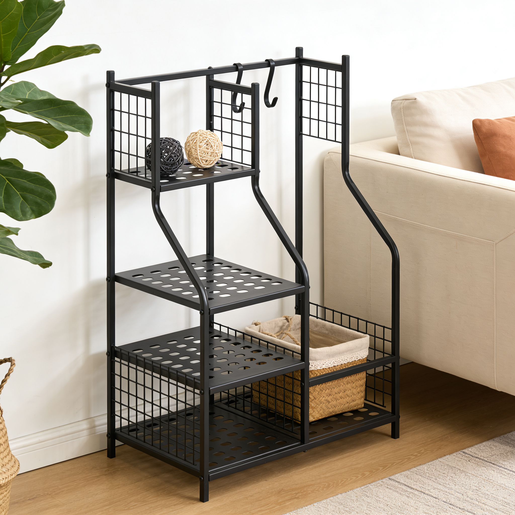 Modern Metal Display Shelf for - Sports Equipment Garage Storage avis et prix