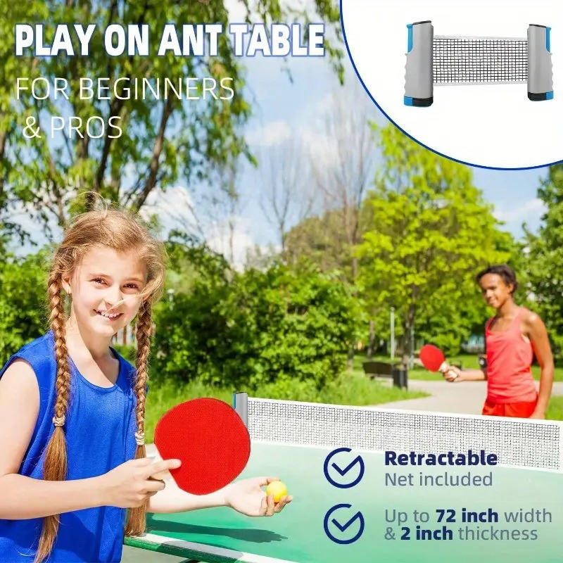 Retractable Table Tennis Net A - Sports Equipment Rack avis et prix