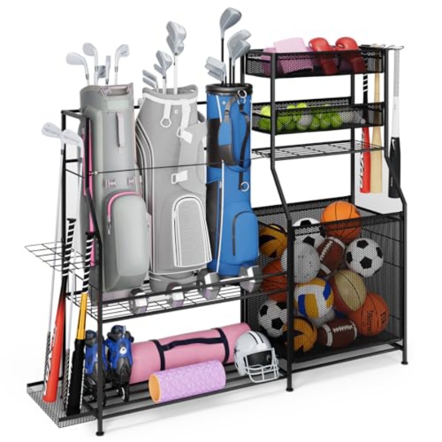 Garage Sports Equipment Organi - Sports Equipment Garage Storage avis et prix