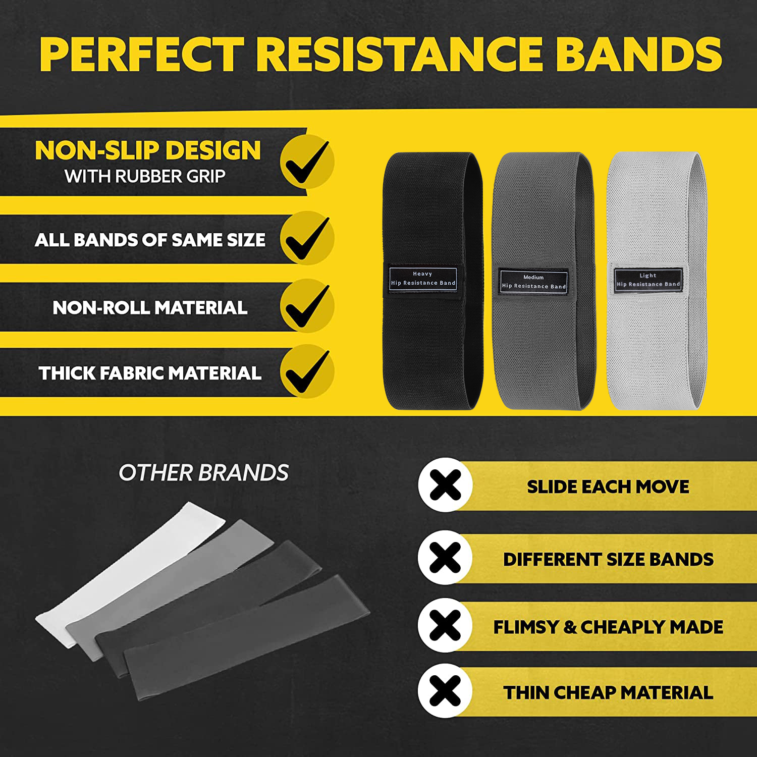 Fabric Resistance Hip Booty Ba - Sports Equipment Supplies avis et prix