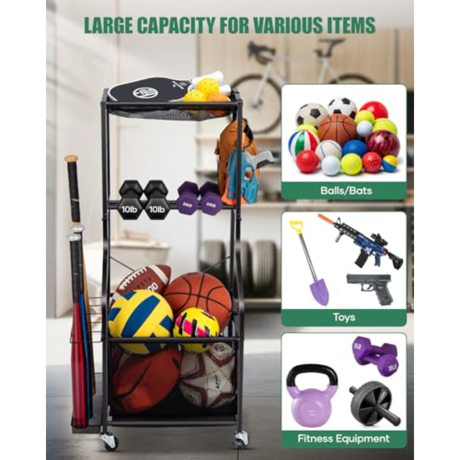 Sports Equipment Garage Organi - Sports Equipment Garage Storage avis et prix