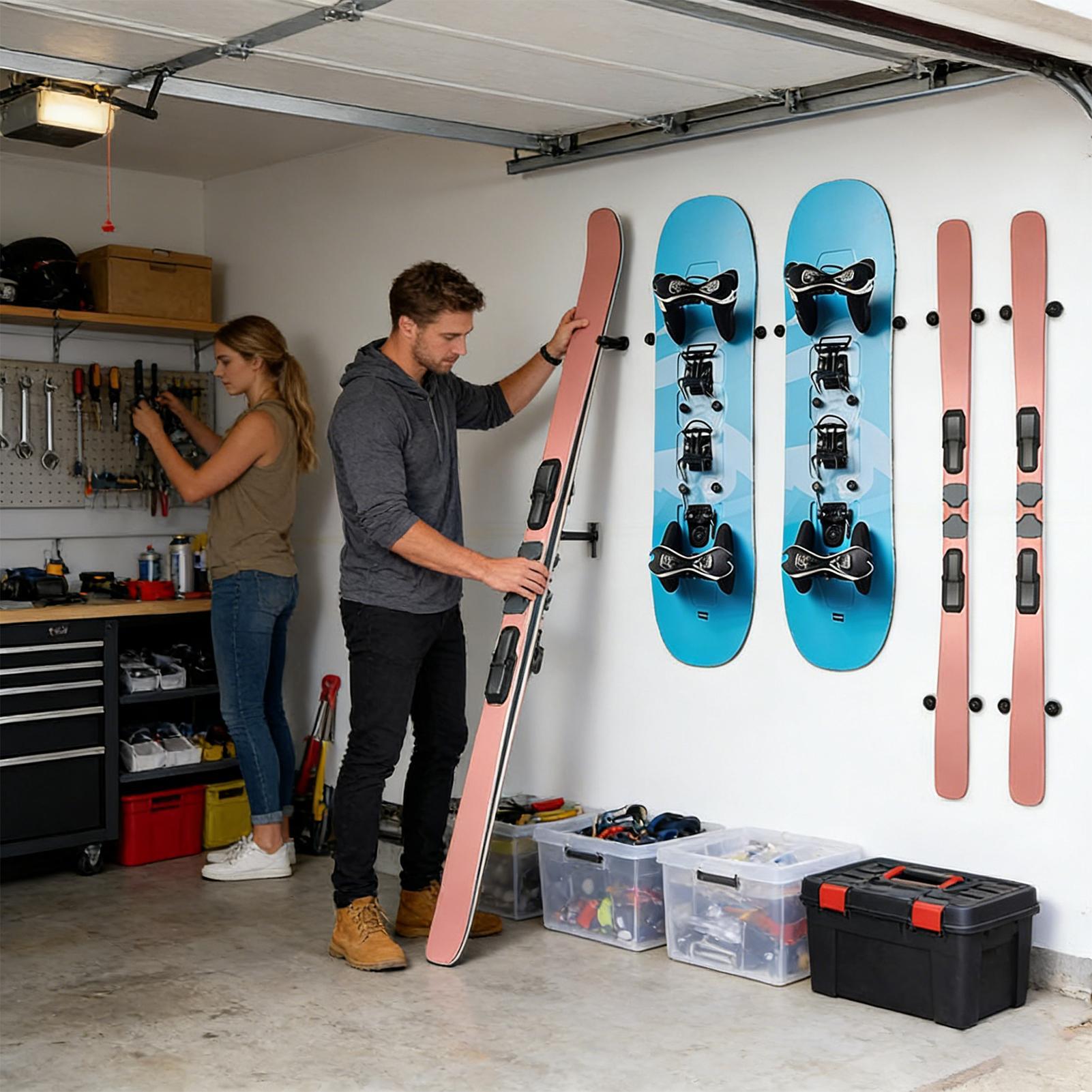 Ski Holders For Wall Vertical  - Sports Equipment Garage Storage avis et prix